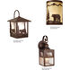 Bozeman LED 12.5 inch Burnished Bronze Outdoor Wall